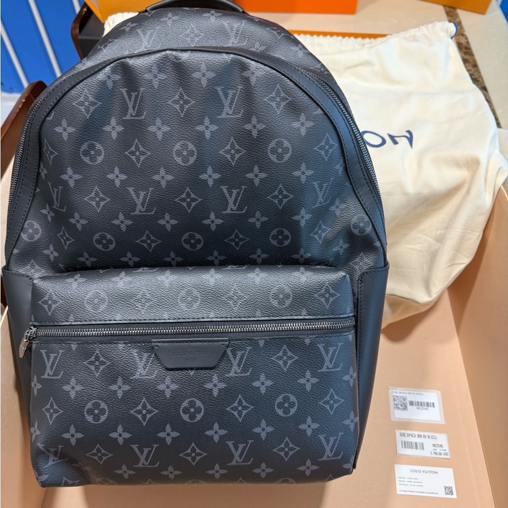 Louis Vuitton Dark Gray Monogram Backpack discovery MM
